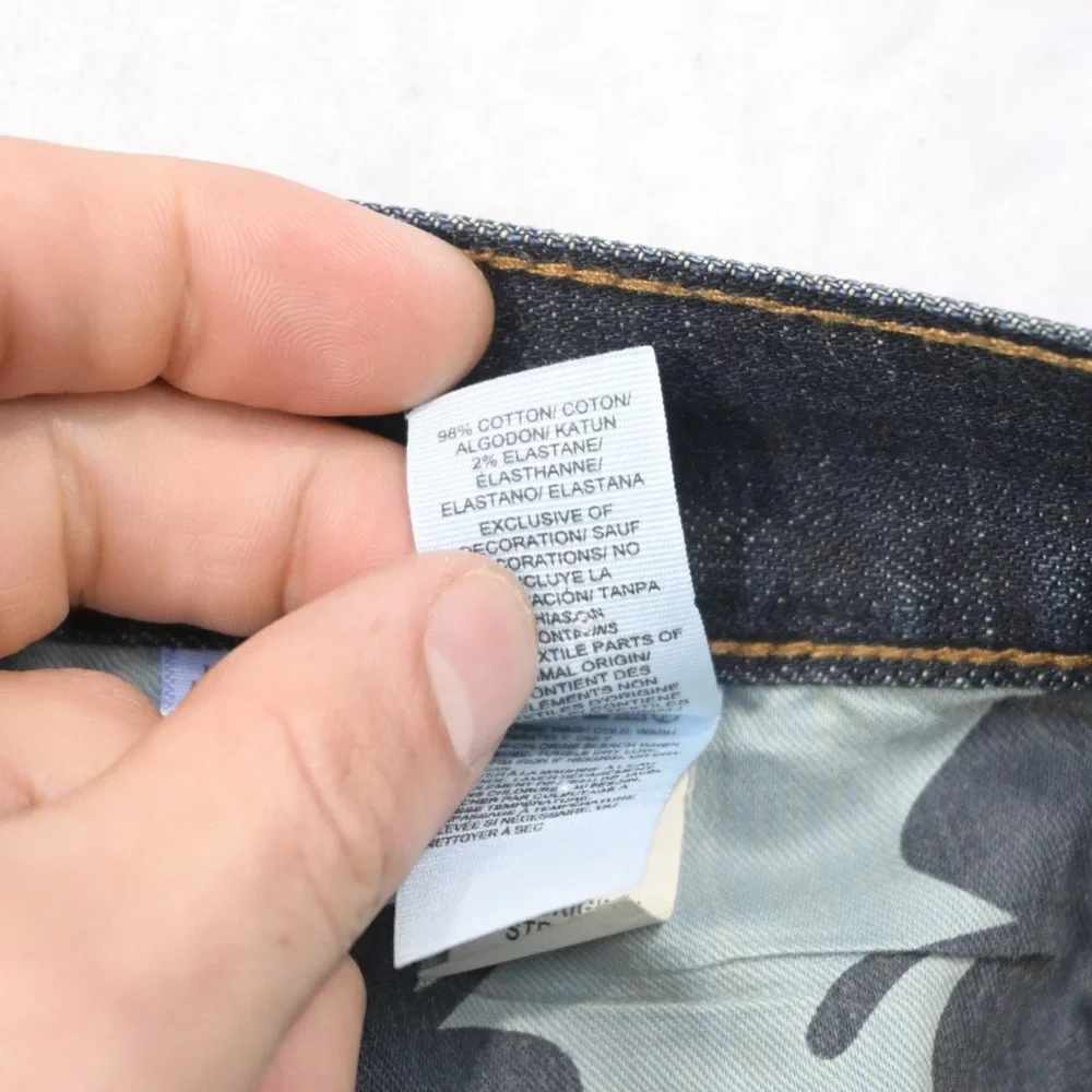 Lucky Brand 221 Original Straight Stretch Denim Blue Jeans Mens Size 40 x 30**‎